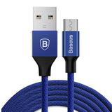 High speed braided USB 2.0 A Data Charging Cable for Apple iPhone iPad and Android Device