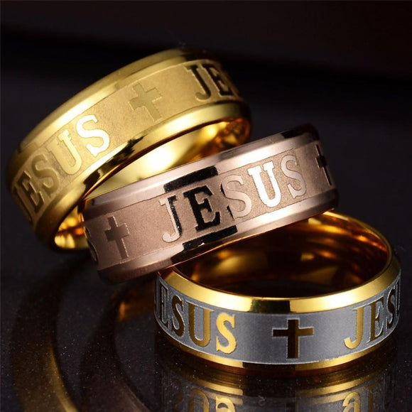 Jewelry - Beautiful Jesus Cross Unisex Ring