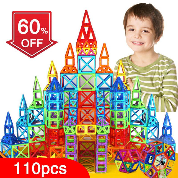 Toys - Creative Magnetic Tiles Building